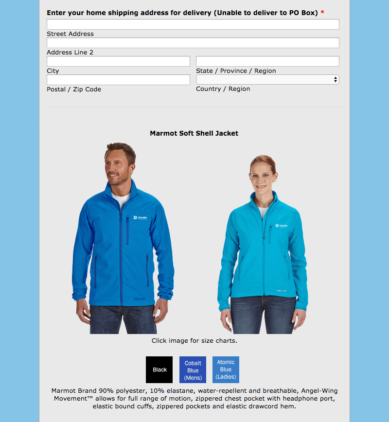 Use Images in Online Forms