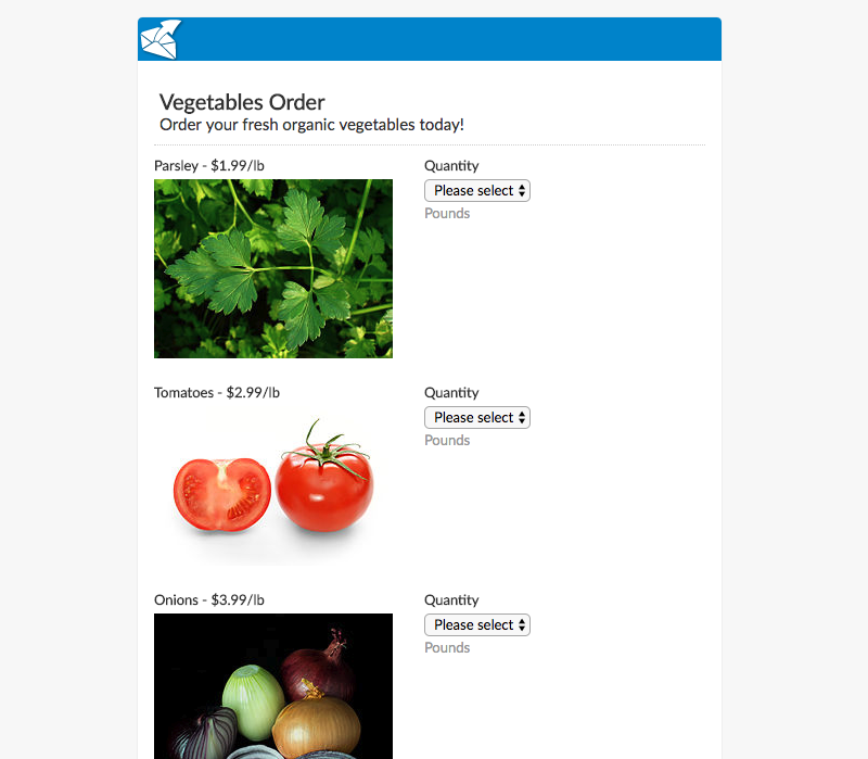 Sell Vegetables Online