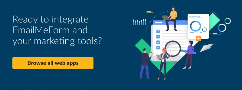 Integrations for EmailMeForm CTA