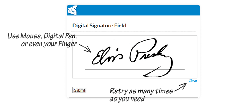 form attributes digital signature form field