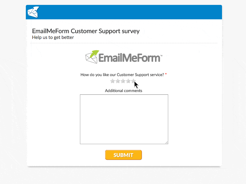 demo emailmeform google sheets