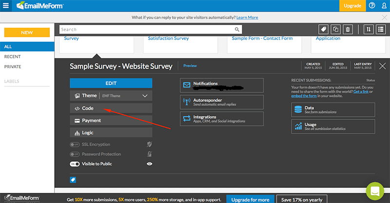 creating online form with video tutorial